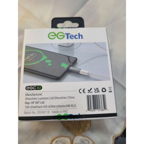 2 Pack EGTech Apple to USB-C Adapters Fast Charging Data Transfer Cable - Picture 3 of 4